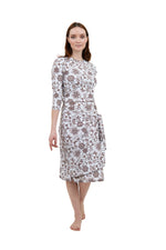 Load image into Gallery viewer, Brown Wish Sarong Swim Skirt
