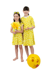 Load image into Gallery viewer, Yellow Cherries Mini Me Swim Set
