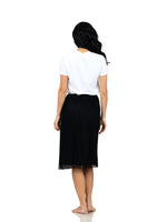 Load image into Gallery viewer, Black Mesh Sarong Swim Skirt
