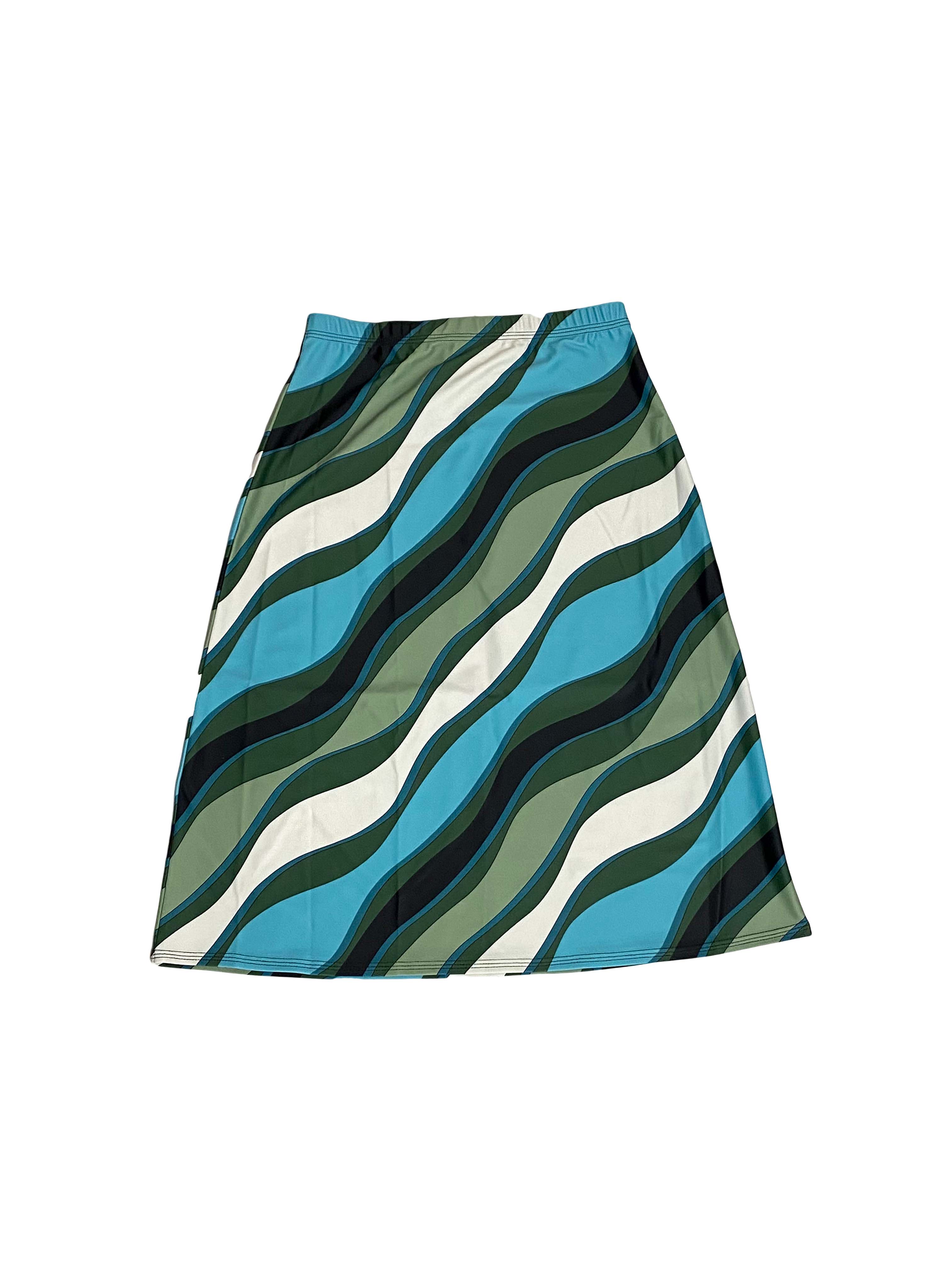 Pucci A-Line Swim Skirt