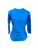 Load image into Gallery viewer, Blue Rouche Swim Top
