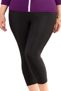 Ladies Black Swim Leggings PLUS