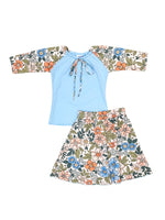Load image into Gallery viewer, Floral Kids Swim Set

