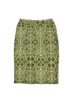Load image into Gallery viewer, Green Reptile Pencil Swim Skirt
