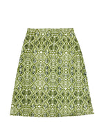 Load image into Gallery viewer, Green Reptile A-Line Swim Skirt
