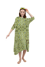 Load image into Gallery viewer, Green Reptile Swing Swim Dress
