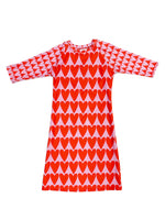 Load image into Gallery viewer, Kids Heart Swim Dress
