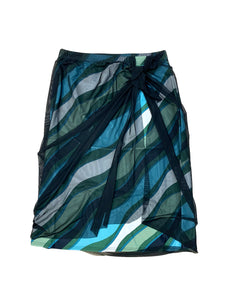 Pucci Mesh Sarong Swim Skirt