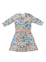 Load image into Gallery viewer, Floral Kids Elastic Swim Dress
